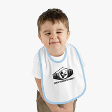 Load image into Gallery viewer, Baby Contrast Trim Jersey Bib