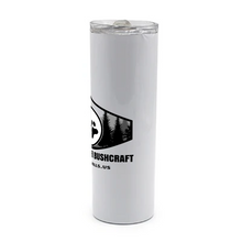 Load image into Gallery viewer, White tumbler with stainless steel interior