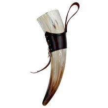 Load image into Gallery viewer, Viking Drinking Horn with Stand