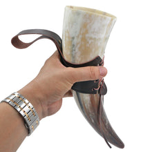 Load image into Gallery viewer, Viking Drinking Horn with Stand
