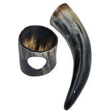 Load image into Gallery viewer, Viking Drinking Horn with Stand