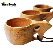 Load image into Gallery viewer, Visual Touch Solid Wood Handmade  Scandinavian Kuksa Mug