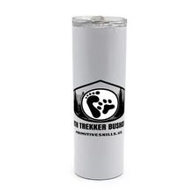 Load image into Gallery viewer, White tumbler with stainless steel interior