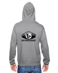 Earth Trekker Logo Hoodie. SofSpun Hooded Sweatshirt