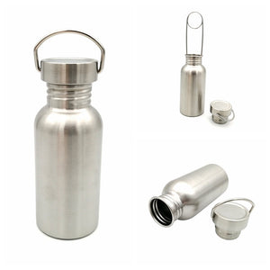 Stainless Water Bottle w/spreader handle