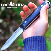 Load image into Gallery viewer, Brother F003 Fixed Blade Knife Micarta 440C
