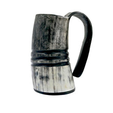 Load image into Gallery viewer, Hand-Made Ox Buffalo Horn Mug  with Redwood Bottom